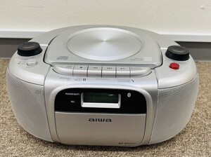 R256-I71-815 aiwa アイワ CR-BUE30 CDラジオデジタルレコーダー 音出し確認済み