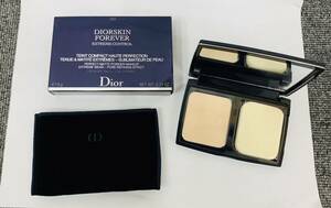 【YYD-0718.2-3IR】Dior ディオール DIOR SKIN FOREVER 010 ETREME CONTROL 9g スキン フォーエヴァー 中古品 美品 コスメ レディース 