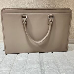 大特価 ビジネスレザーファクトリー ビジネスバッグ(アドバンス) サンドベージュ レザー BusinessLeather Factory