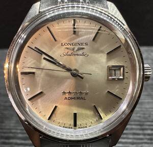 腕時計 LONGINES AUTOMATIC ADMIRAL 8336 1 17J 505 50495127 SHOCK ABSORBER 15 ロンジン アドミラル 79.11g メンズ 稼働品 8E115WA