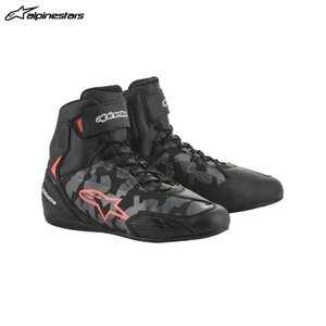 アルパインスターズ FASTER-3 シューズ 9003 BLACK GRAY CAMO RED FLUO[US8/25.5cm] ALP8059175079481