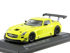 新品未開封 メルセデスベンツ SLS AMG GT3 STREET 2011 イエロー 1/43 Mercedes-Benz