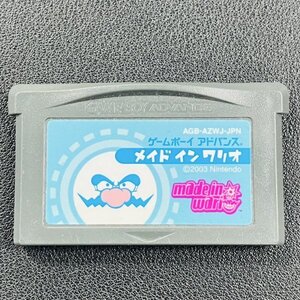 メイドインワリオ made in waio GBA ゲームボーイアドバンス 動作確認済み Nintendo ニンテンドー GB-48