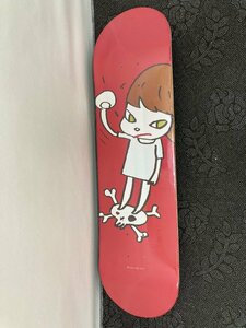 【模写】奈良美智 MoMA スケートボード Yoshitomo Nara Solid Fist Skateboard Deck Red レッド 本体のみ 中古 TN 2