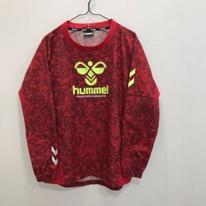 EI1243 hummel ピステキッズ150 スポーツウェア上　サッカーフットサル　赤