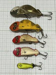 old lure set オールド アメリカン ルアー セット　buck perry spoon plug B級　ルアー