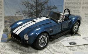 ★超レア*世界427台*フランクリンミント*1/24*1966 Shelby Cobra 427 S/C ブルー/ホワイト