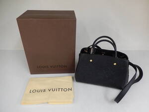 LOUIS VUITTON 　ルイヴィトン　Montaigne　BB　モンテーニュBB　アンプラント　ノワール　M41053/SP2166　2WAYバッグ