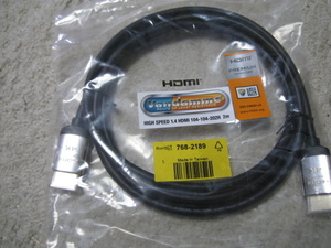 新品未開封 HDMIケーブル 長さ：2m Van Damme, コネクタ A：オス, コネクタ B：オス, 104-101-202H