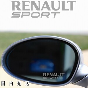 ★即納★RENAULT SPORT ドアミラー ステッカー★ミラー カスタム グッズ 車用 ルノー スポール メガーヌ ルーテシア トゥインゴ トロフィー