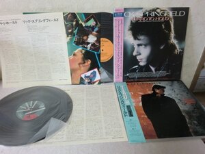 (EC)何点でも同送料 LP/レコード/帯付/まとめて2枚/RICK SPRINGFIELD/HARD TO HOLD/SOUNDTRACK RECORDING★RPL-8233/RPL8297/道/tao