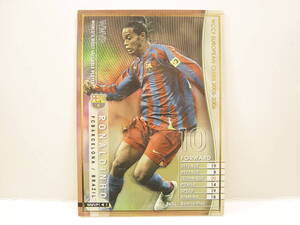 WCCF 英語版 海外限定排出版 2005-2006 WMVP ロナウジーニョ Ronaldinho Gaucho 1980 Brazil No.10 FC Barcelona 05-06 Panini