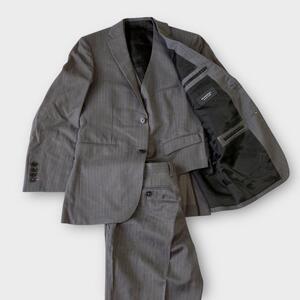 BURBERRY BLACK LABEL　バーバリー　ジレ　ベスト　/テーラードジャケット/スーツ/D1H36-503-07 3P 三点セット　　まとめ　ストライプ　