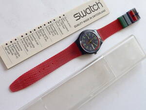 未使用電池交換済 スウォッチ レギュラーモデル Swatch 1990年 Good Shape 品番GN704