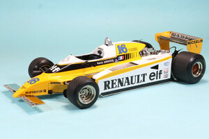 未展示品 1/18 EXOTO エグゾト RENAULT ルノー RE20 ターボ 1980年 F1フランスGP #16 R.アルヌー GPC97091 箱付き