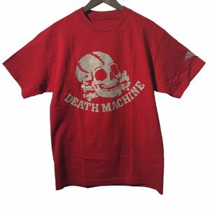 [Death Machine] デス マシーン Deaths Head Short Sleeve Tee (デス ヘッド 半袖 Tシャツ) [レッド]