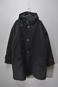 HERILL Blacksheep Dufflecoat ヘリル ブラックシープ ダッフルコート メルトン ウール ネイビー 2