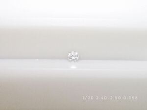 AA 1/20ctメレダイヤ(2.40-2.50mm) 1個0.058ct販売