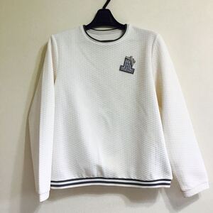 ■【新品・タグ無】● LANVIN SPORT//ランバンスポール●トレーナー★白 サイズ38