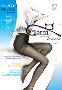 Gatta Anti-Varicose タイツ RelaxMedica 20 DEN　黒(Nero) Sサイズ　EU製　送料込