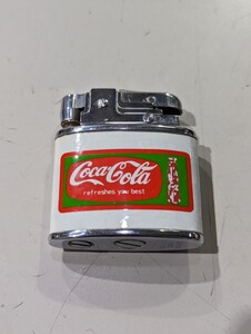 [希少] Coca・Cola コカ・コーラ オイルライター 当時物 入手困難 現状品 ビンテージ ライター 喫煙具 雑貨 コレクション 昭和レトロ