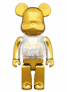 未開封品 ベアブリック MY FIRST BE@RBRICK B@BY GOLD & SILVER Ver. 400% 2017年 MEDICOM TOY 千秋