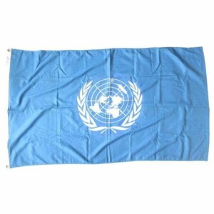 70s USA製 国連旗 UN 国際連合 DEFIANCE ANNIN 大判 100%コットン UNITED NATIONS フラッグ アメリカ製 ビンテージ 国旗 D148-71-0007ZV