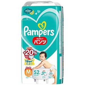 【パンツ Mたっちサイズ】パンパース オムツ さらさらケア (6~12kg) 52枚