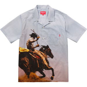 希少★新品本物【マルチ★M】★Cowboy Shirt カウボーイ シャツ ジムクランツアートワーク 正規店購入 シュプリーム 限定品入手困難Supreme