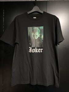 希少　ジョーカー　Tシャツ　XL JOKER Tシャツ　映画Tシャツ　ヴィンテージ ムービーTシャツ　バットマン アニメTシャツ　ブラック