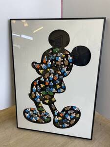 ミッキーマウス　LEGO　アートパネル　レゴ　額絵　絵画　アート　パネル　壁画　DISNEY　ディズニー　壁掛け　絵　アートポスター　額縁