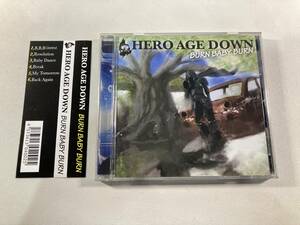 【1】6912◆HERO AGE DOWN／BURN BABY BURN◆帯付き◆