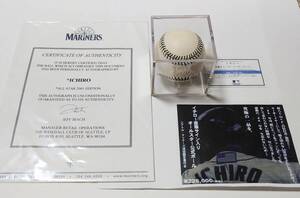 イチロー　直筆サイン　オールスター　ボール　Ichiro Signed 2001 Allstar Baseball MLB Japan Shop ルーキーサイン