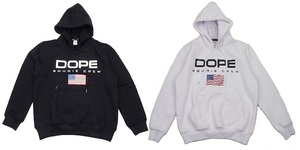 メンズ レディース DOPE フーディーパーカー プルオーバー ブラック M カジュアルストリート 人気 y2k スウェット アウター インポート