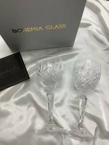 BOHEMIA GLASS ボヘミアグラス　ペアグラス 116