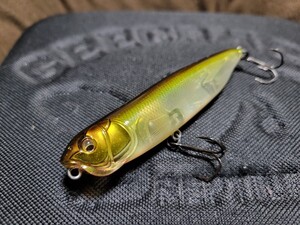 ★Megabass★New DOG-X QUICK WALKER メガバス ニュー ドッグX クイックウォーカー NC GINRIN AYU 美中古品 Length 87.0mm Weight 3/8oz 