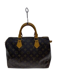 LOUIS VUITTON◆1)スピーディ30_モノグラム・キャンバス_BRW/PVC/BRW