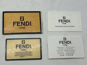 FENDI フェンディ　本物　無記名ギャランティー