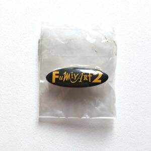 ◆Fumiyart2 オフィシャル ピンバッジ 藤井フミヤ 個展会場購入品 未使用品 チェッカーズ Checkers 検 昭和レトロ