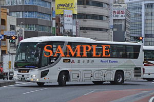 D-21【バス写真】L版３枚　フジエクスプレス　セレガ　高速車　　富士急行　富士急バス　