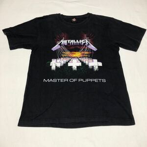 90s METALLICA メタリカ Tシャツ メタル バンド ロック T M ブラック 