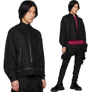 新品 23PS定価73700円 JULIUS ユリウス 希少 スラッシング ライダース ジャケット 黒 3 rickowens drkshdw Yohji Yamamoto incarnation Y-3