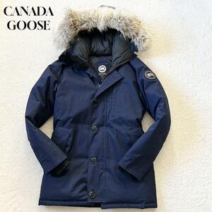 1円～極美品 カナダグース CANADA GOOSE ダウンジャケット エディフィス別注 CRESTON クレストン ブラックレーベル 3481JMB R サイズS