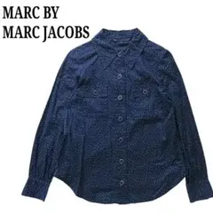 MARC JACOBS シャツブラウス ドット柄 ネイビー ホワイト