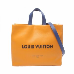 ルイ・ヴィトン ショッパー トート MM サフラン ブランドオフ LOUIS VUITTON トートバッグ レザー 中古 メンズ レディース