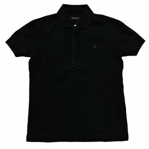 1PIU1UGUALE3 ウノピゥウノウグァーレトレ ポロシャツ 半袖 ブラック メンズ Ⅳ Mサイズ相当 日本製