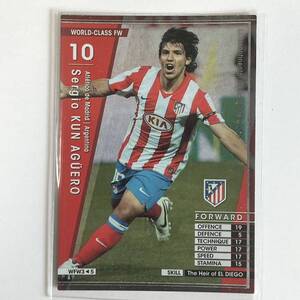 ♪♪WCCF 08-09 WFW セルヒオ・アグエロ Sergio Kun Aguero Atletico Madrid ♪四点落札で普通郵便送料無料♪