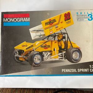 モノグラム1/24PENNZOIL SPRINT CAR 未開封