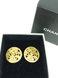 シャネル CHANEL ヴィンテージ イヤリング 96 A