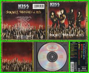 88年ベスト盤91年再発♪王道HardRock≪国内盤帯付CD≫KISS(キッス)/Smashes,Thrashes & Hits♪♪